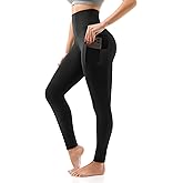 SINOPHANT High Waisted Leggings with Pockets Women, Full Length Capri Buttery Soft Stretchy Yoga Pants