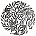 Small Tree of Life with Birds, Leaving The Nest, Handmade in Haiti, 15 x 15 Inches Metal