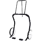 Black Ice Snowmobile Dolly, Lift, 750 lb Cap, Leverage Handle | For garage or shop, move sled easily