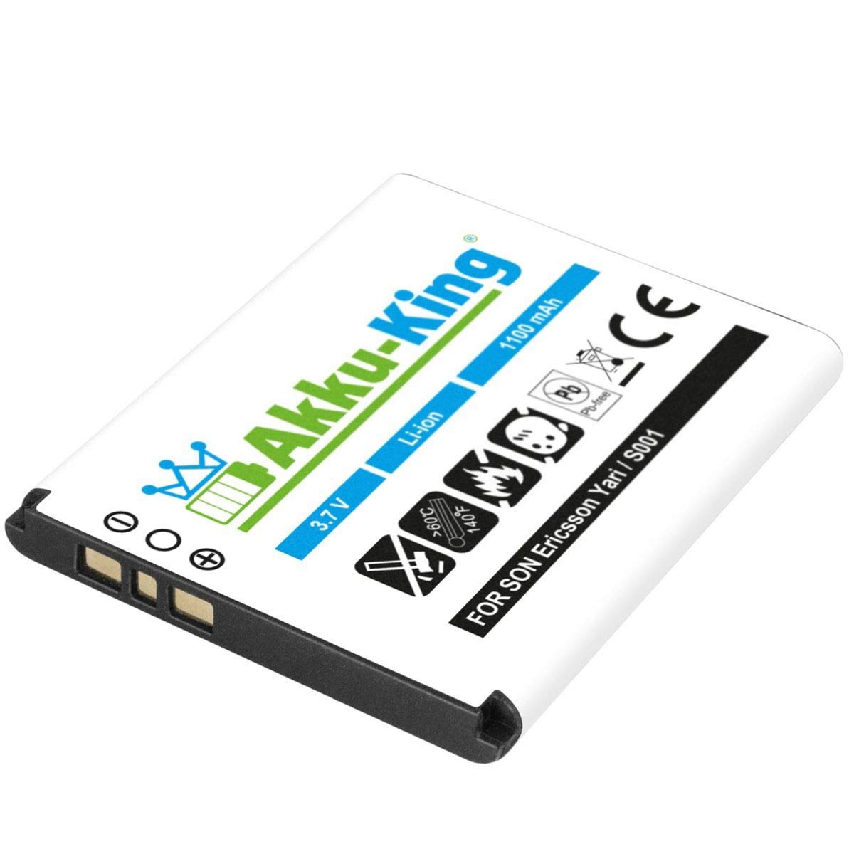 Akku-King Akku ersetzt Sony-Ericsson BST-43-1100 mAh: Amazon.de: Elektronik