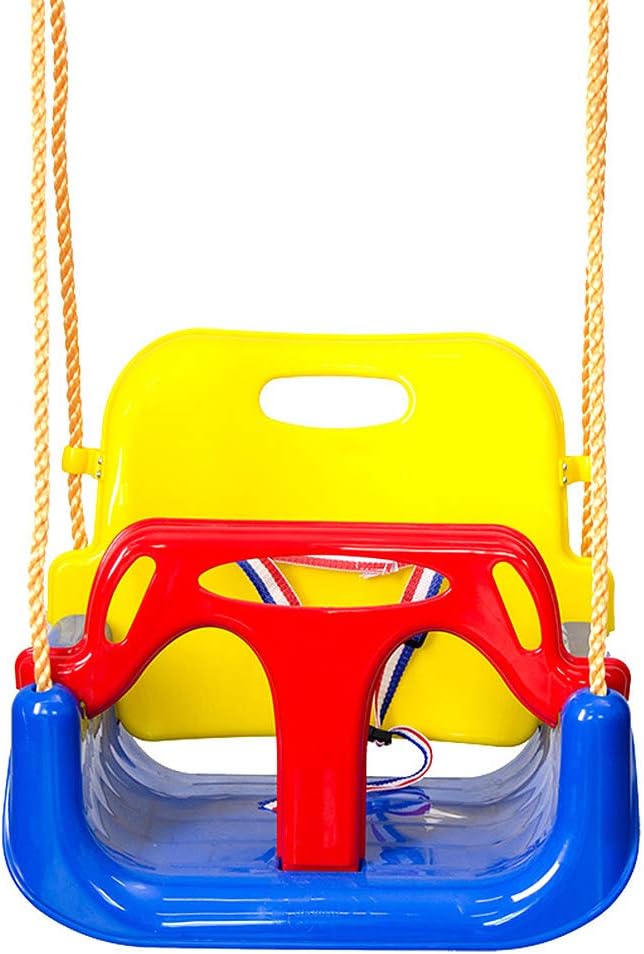 TRIEtree Kids Swing Seat,3-in-1 Toddler Swing Seat,Detachable Outdoor Baby Swing Seat High Back Full Bucket Toddler Infants to Teens Set for Children Indoor Outdoor Patio