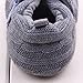 Ecosin Fashion Baby Shoes Sneaker Anti-slip Soft Sole Toddler Woolen Yarn Shoes (0~6 Month, Gray)