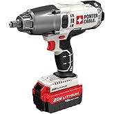 PORTER-CABLE 20V MAX Impact Wrench, 1/2-Inch (PCC740LA)