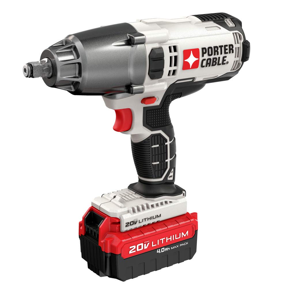 PORTER-CABLE 20V MAX Impact Wrench, 1/2-Inch (PCC740LA) Image