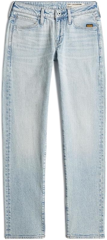 Lennoxx Slim Straight Wmn feminino, cor azul, tamanho: Cintura 27, Entrecostura 34