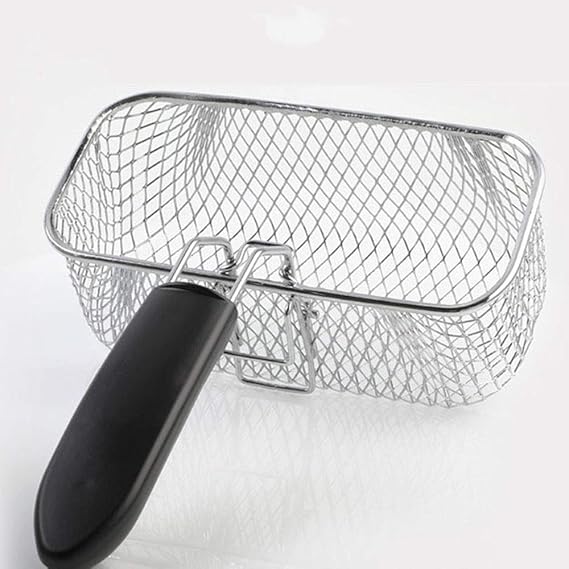 LZC Freidora eléctrica de encimera, Acero Inoxidable, la freidora ...