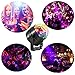Party Lights Disco Ball Projector Stage Crystal Lamp 7 Modes Patterns with Remote for Holidays, Home Party,Bar,DJ,KTV,Birthday (3 Colors)