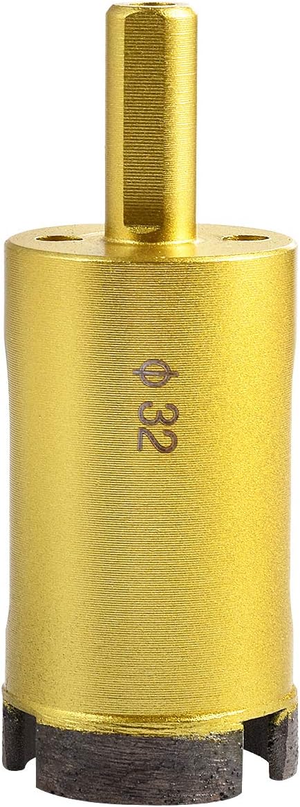 KATUR 32mm Dia Diamond Hole Saw Diamond Core Drill Bit, Masonry Hole Saw Porcelain Tile Hole Cutter for Marble Glass, Slate