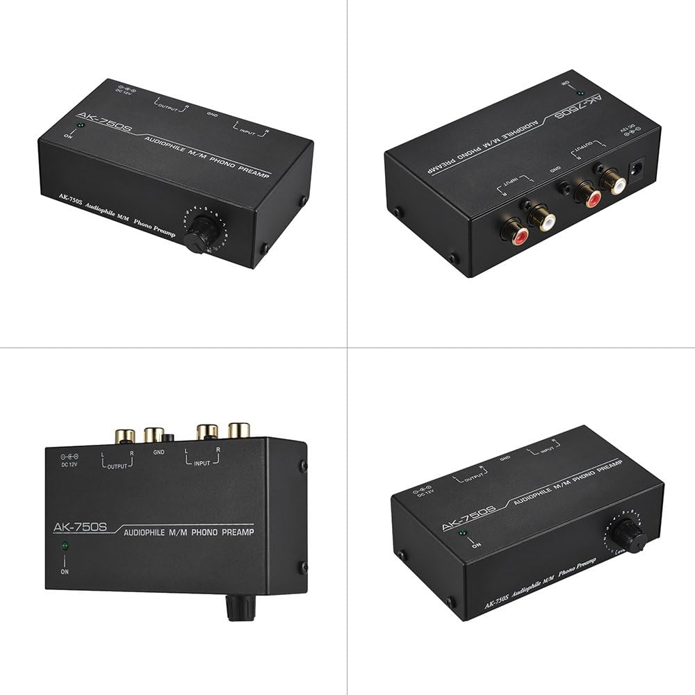 Fesjoy Phono VorverstA rker Audiophiler M M Phono Preamp VorverstA rker mit Pegelreglern RCA