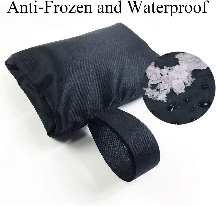 RIJAHO Outdoor Faucet Cover, Thickened Outdoor Tap Cosy Jacket for Winter, Insulated Waterproof Thermal Tap Protector, 2 Pack : Garden & Outdoor