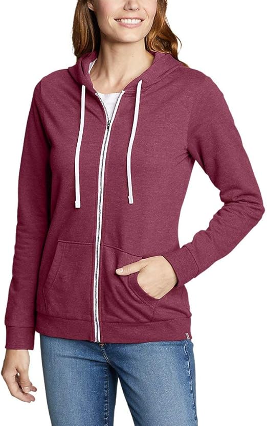 Eddie Bauer Women's Camp Fleece FullZip Hoodie Amazon.ca Clothing & Accessories
