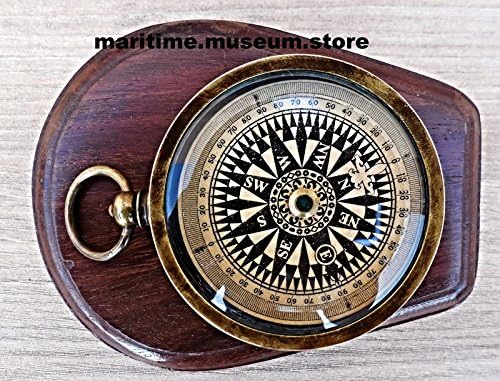 MAH Maritime Antique Beautiful Floating Dial Working Compass. C-3162