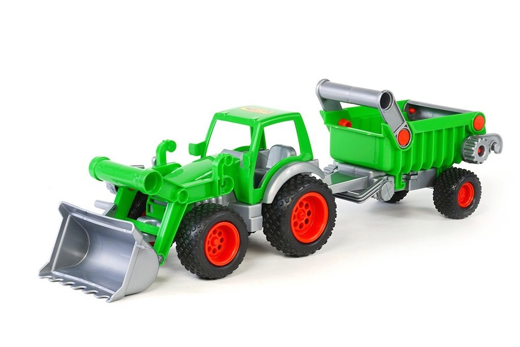 Wader Farmer Technic Tractor with Front Loader and Trailer