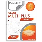 PATCHMD - Multi Plus Topical Patch - 30 Day Supply | Daily Energy &amp; Wellness Support Topical patches, alternative to pills