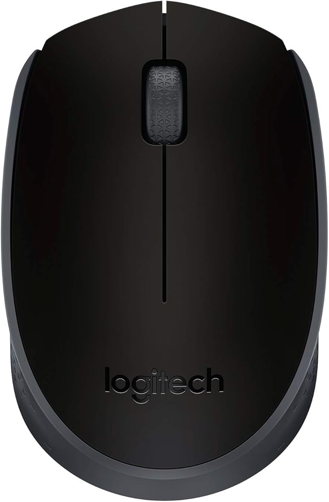 Mouse sem fio Logitech M170 com Design Ambidestro Compacto, Conexão USB e Pilha Inclusa - Preto por Logitech