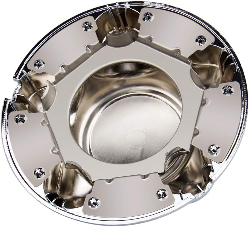 B4B BANG 4 BUCK 7" Center Cap with 5-Lug Steel Wheel Chrome for Ford 1997-2003 F150 F-150 97-02 Expedition: Automotive