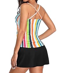 Talisea Womens Tankini Bathing Suits with Skirt Two