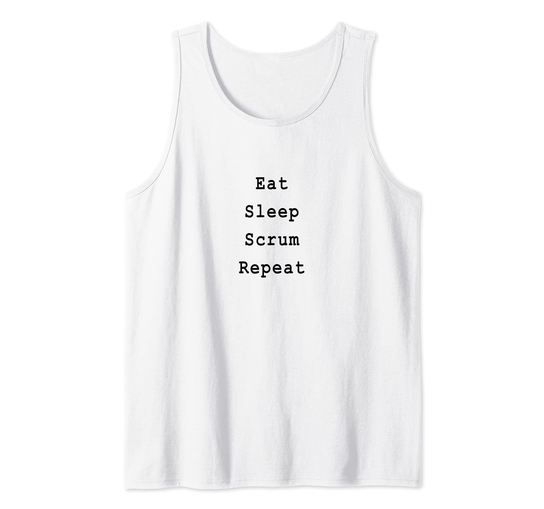 Eat Sleep Scrum Agile Project Management Funny PM Coach Tank Top
