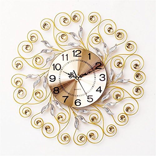 WZ Wallclock 50cm iron metal wall clock silent European minimalist modern creative wall decoration bedroom living room kitchen