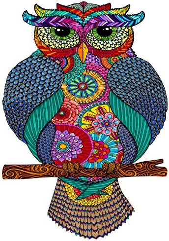 200pc Wentworth Wooden Jigsaw Puzzles - Owlmazing (Shaped Puzzle)