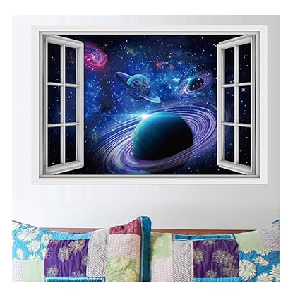 No6 Removable Wall Mural Decals For Kids Bedroom Ceiling Living