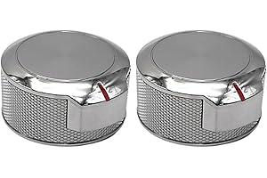 ZUDKSUY 2PCS Stove Control Knobs for Gas Range, Replacement for Whirlpool KitchenAid Ovens, Replaces# W11156487, W10823529
