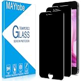 MAYtobe 2 Pack For iPhone SE 2020, iPhone 8, 7, 6s, 6 Screen Protector Film | Privacy Tempered Glass, Case Friendly, Bubble Free, Easy to Install