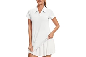 Ivicoer Womens Golf Shirt Polo Short Sleeve,Sleeveless,Long Sleeve Tennis Collared Top Dry Fit Athletic Clothes for Ladies