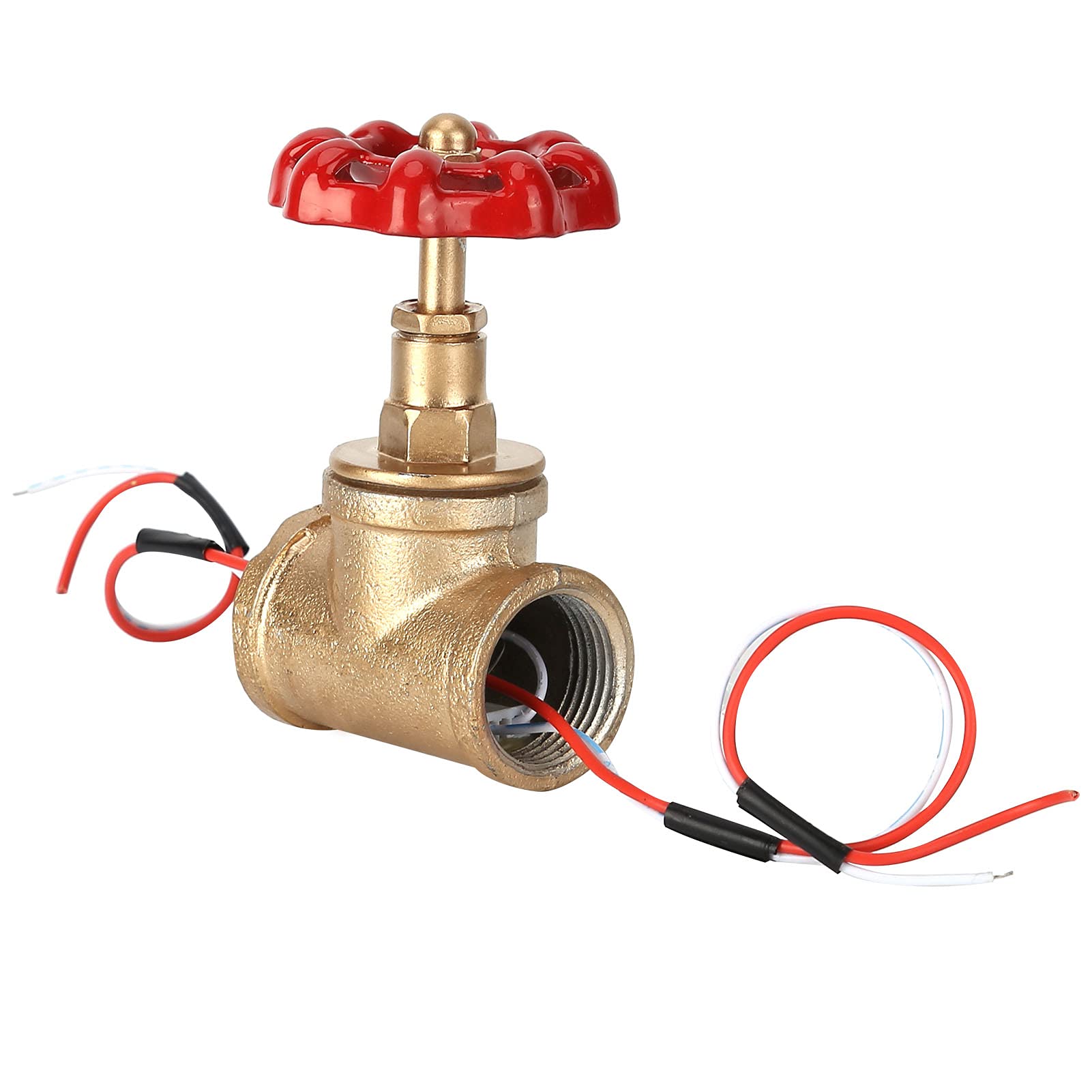 Steampunk Light Switch,3/4in Stop Valve Three Way Vintage Industrial Lamp Stop Valve with Wire for Industrial Lamp Accessories for Water Tube Lamp
