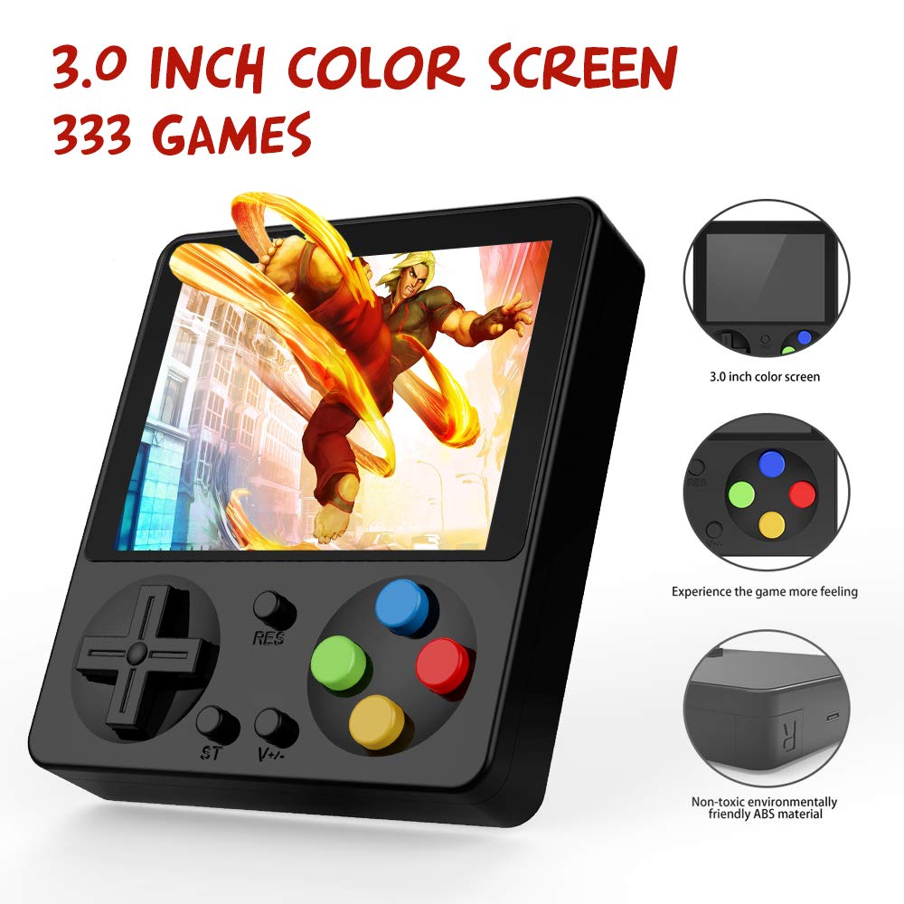 Ruihoxin 5pcs/Set Handheld Game Console, 656 Classic Games, can be