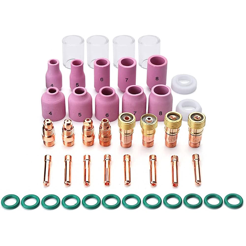 CENPEK 40Pcs PT-31 JG-40 WSD-LG40 Plasma Electrode Tips Nozzle Extended Kit Fit Cut 50D 50 40 Plasma Cutter