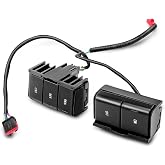 A-Premium Steering Wheel Cruise Control Switch | Compatible with Ford F-150 2004-2008, F-150 Heritage 2004 &amp; Lincoln Mark LT 2006-2008, Replace# 4L3Z9C888AAJ, 4L3Z9C888AAC