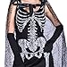 EraSpooky Women's Spider Web Skeleton Adult Halloween Costume(Black, OneSize)