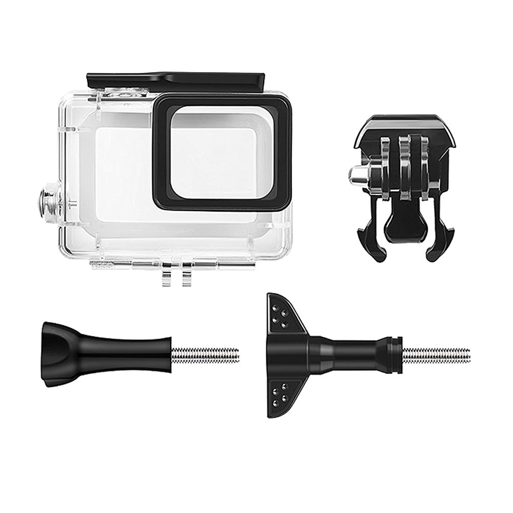for GoPro Hero 7 Black Waterproof Housing Case - 45m Underwater Diving Shell with Bracket for GoPro Hero 6/5 & 7 Black Sports Action Camera