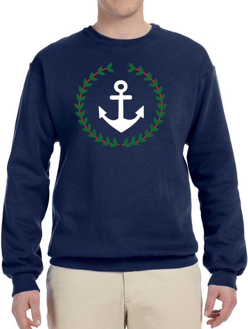Anchor Wreath | Pablo Escobar Narcos | Unisex Pop Culture Crewneck Graphic Sweatshirt