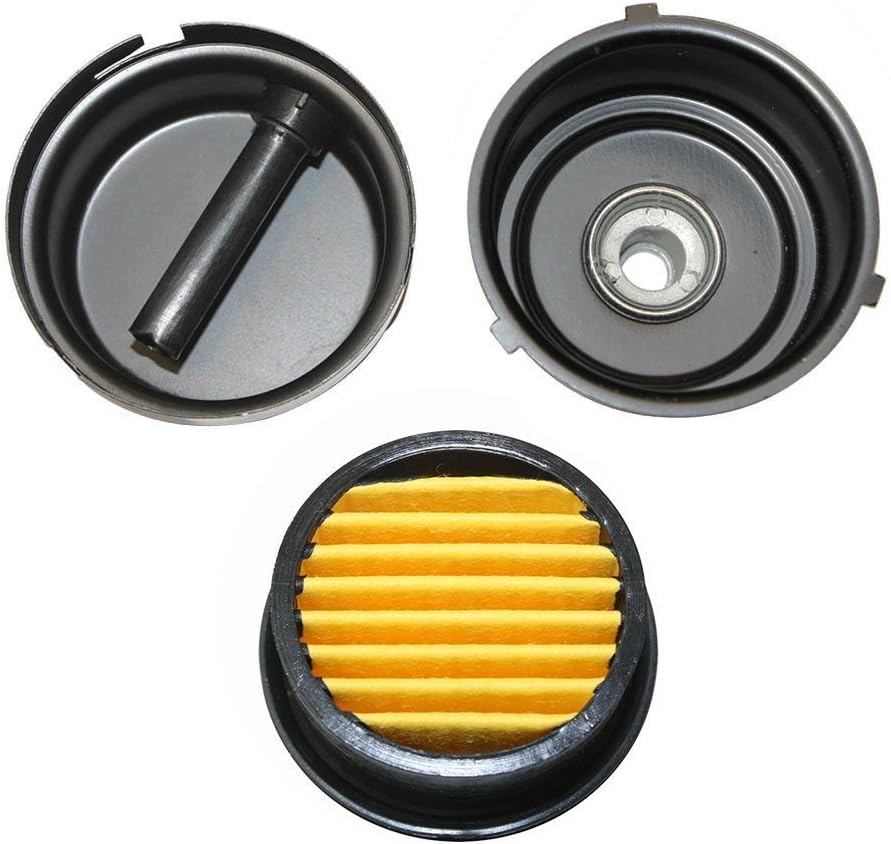 Interstate Pneumatics SA142 1/2" MPT Compressor Air Filter Replacement - Paper Cartridge + Small Metal Body replaces Campbell Hausfeld p/n HL018200AV