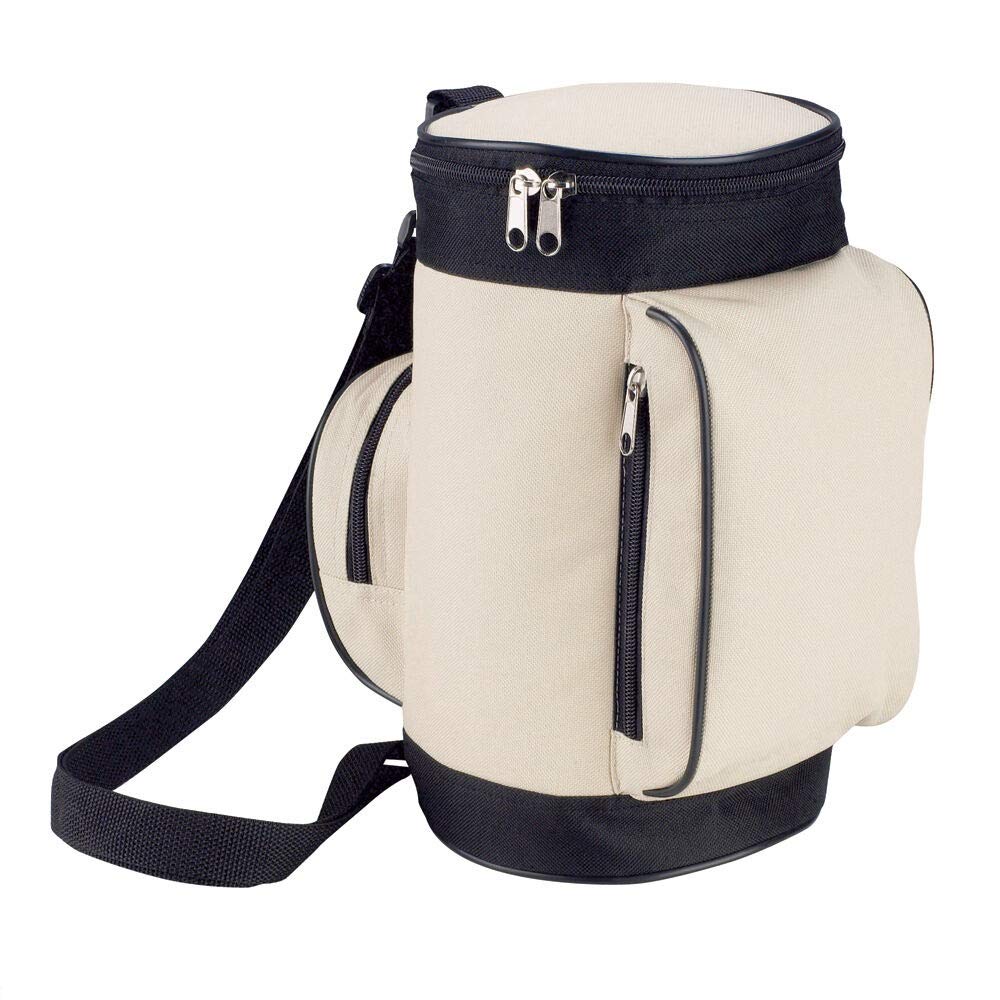 eBuyGB Golf Caddy Style Cool / Cooler Lunch Bag, Beige