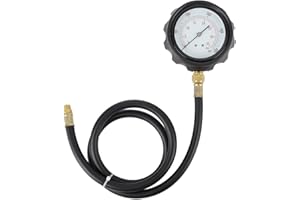 OPPWONG 0-500psi Engine Oil Pressure Tester Gauge, Transmission Fluid Diagnostic Test Kit, Brass Adapters Kit with 40in Hose,