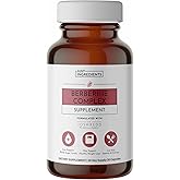JUST INGREDIENTS Berberine Supplement – 30-Capsule Herbal Support Formula with Organic Berberis Aristata – Traditionally Used for Metabolic Health, Cellular Function & Overall Wellness.