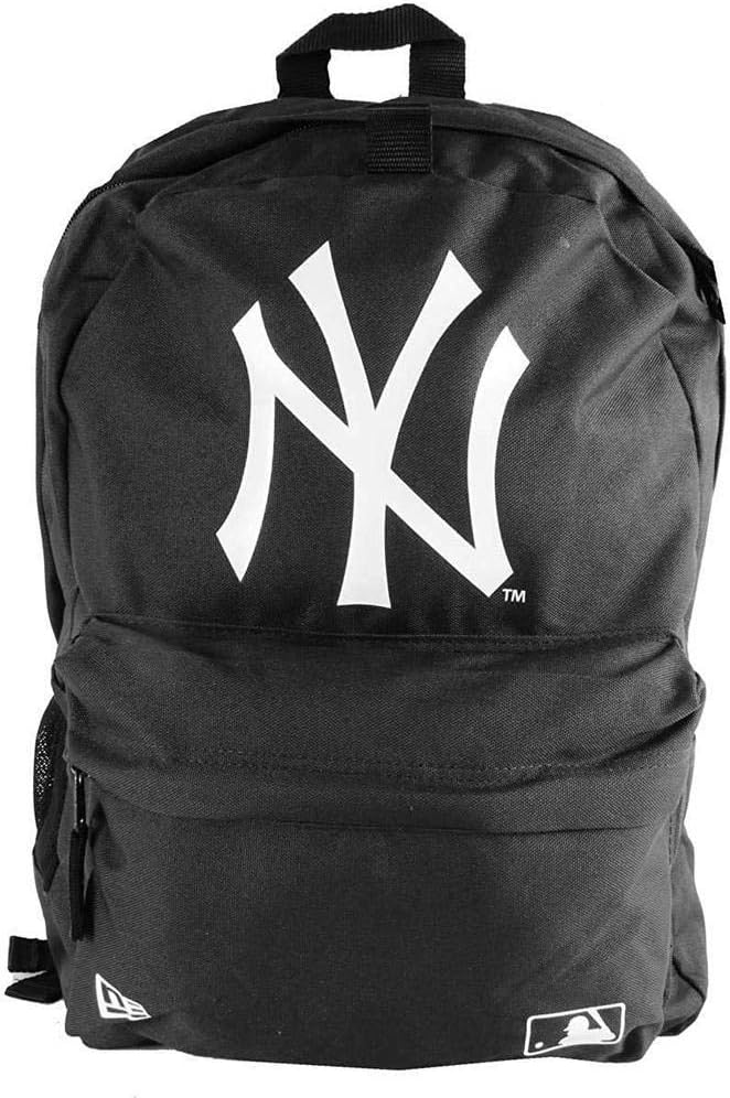 New Era Unisex Mlb Stadium Bag, New York Yankees - Black, 43 x 32 x 12 cm