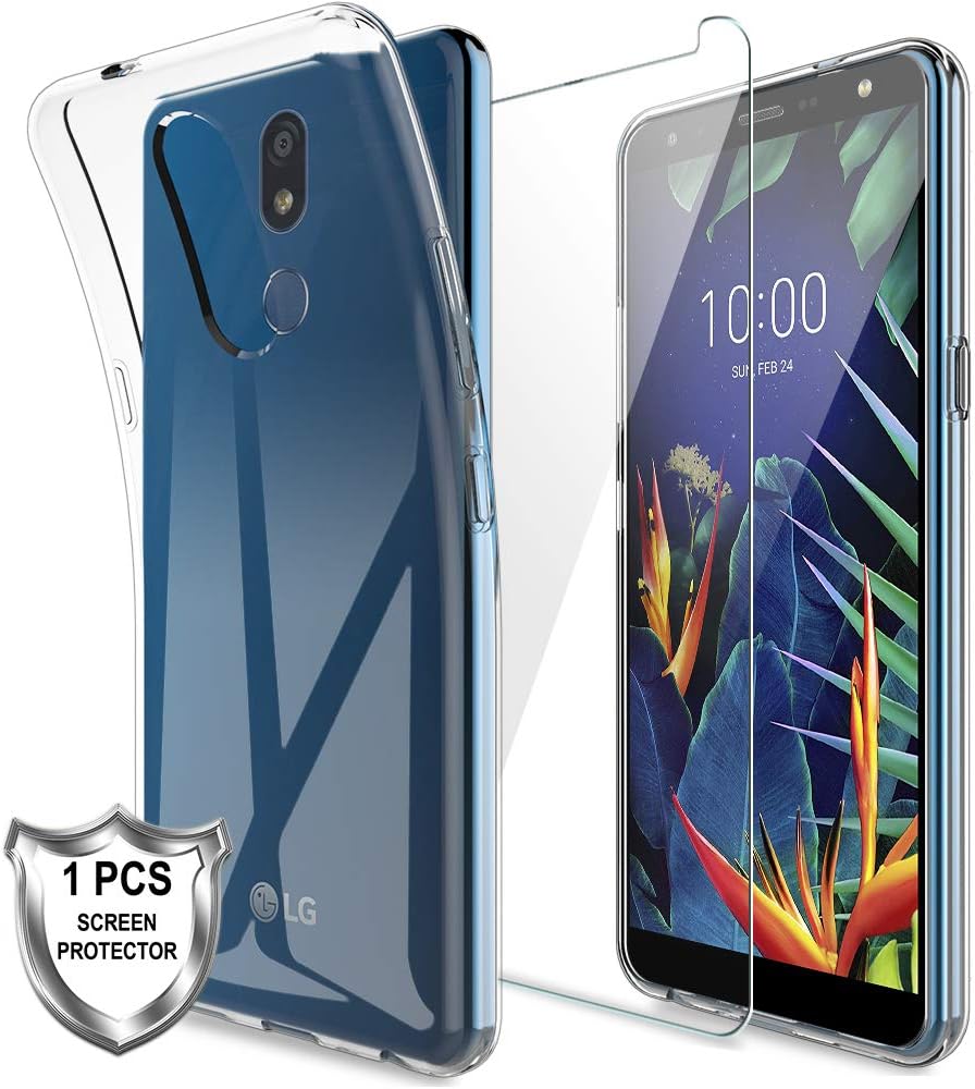 LK Funda para LG K40, Carcasa Cubierta Caucho Suave TPU Silicona Gel