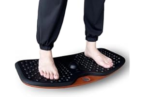 ZEALTOP Standing Desk Anti fatigue Balance Board standing desk mat wobble board Rocker Board Comfort Mat for Office (Large Size)