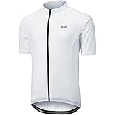 ARSUXEO Cycling Jersey Men Short Sleeves Ultra-Comfortable Road Bike Jersey Biking Bicycle Shirt