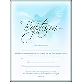 Baptism Certificate (Pk of 6) - Coated, Full Color