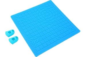 Flexible 3D Design Mat with Finger Gift for 3D Printer Lovers, Silicone Template Pad for Easy Measurement and Accurate 3D Dra