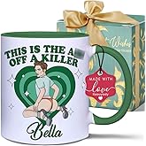 Koouyiedy This is the Ass of a Killer Bella Mug 11OZ Green - Funny Friendship Gifts for Women Birthday - Best Friend Gift for Women Friend Bestie Coworker Boss - The Office Merch
