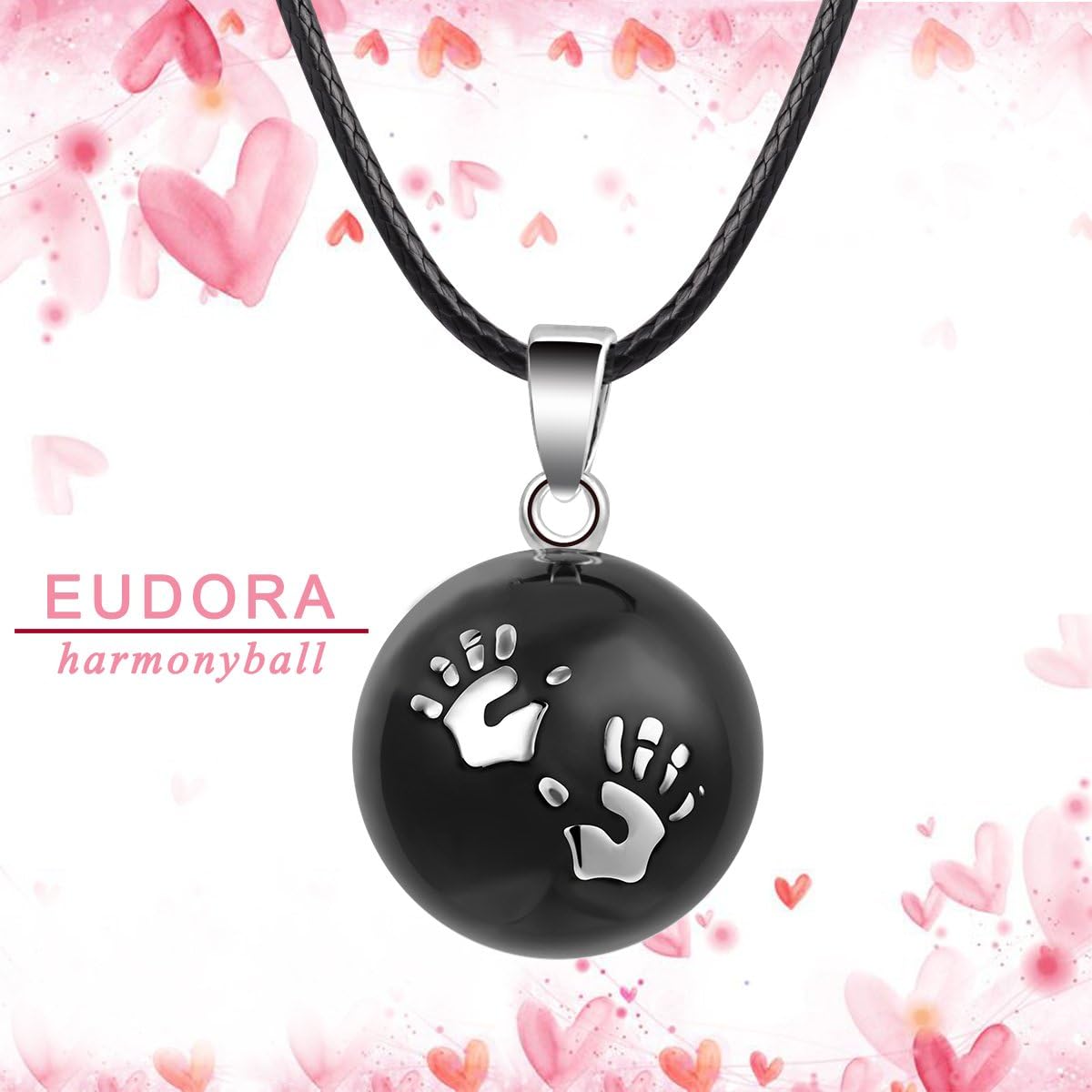 Eudora Harmony Ball Bola De Grossesse Boule Mains De Bebe Sons Collier Femme Pendentif Bola Avec Maternite Femmes Cadeau 114 Cm 76 2cm Colliers Bijoux Mkyra Org