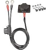 TecMate OptiMate O97P-12V Vehicle Side Magnet Port (Mag Code 12V) to Vehicle Side Circular Terminal Cable