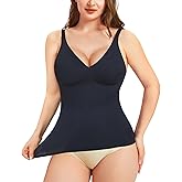 LODAY Compression Tank Tops for Women Tummy Control Shapewear Seamless Body Shaper Workout V-Neck Camisole Cami Tops