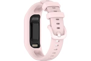 REYDA Silicone Band Compatible for Garmin Vivosmart 5, Soft Flexible Breathable Silicone Watch Band Sport Wristband Metal Buckle Bracelet Replacement Band for Garmin Vivosmart 5 Fitness Tracker